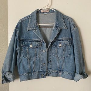 Guess vintage cropped denim jacket